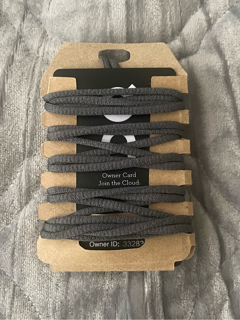 On Cloud Running Charcoal Replacement Shoe Laces